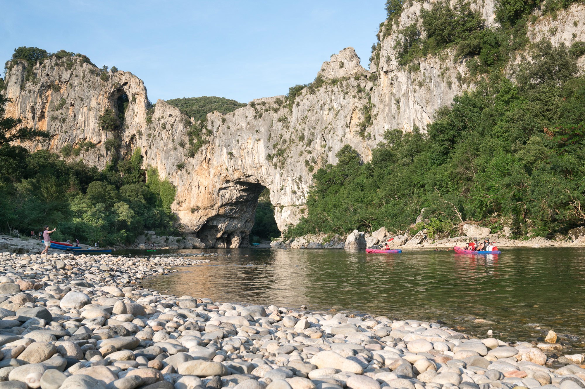 Canyon vallon pont d'arc