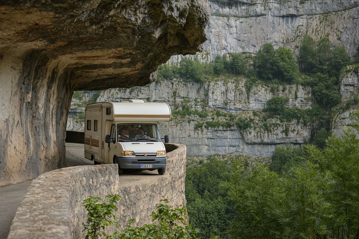 Faire les gorges de la bourne en camping-car